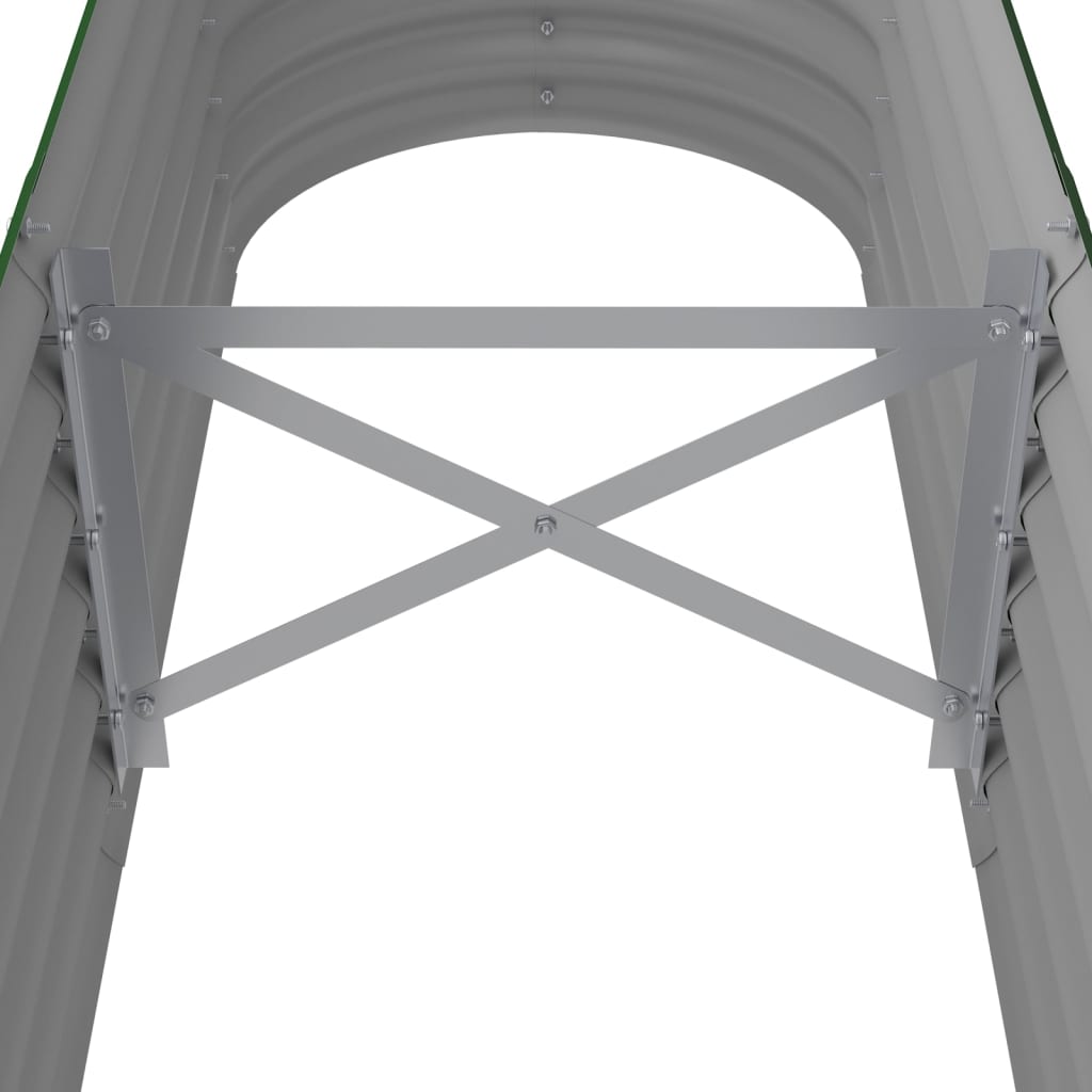 Jardinera De Acero Galvanizado Verde 152x40x36cm_4