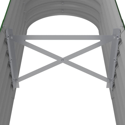Jardinera De Acero Galvanizado Verde 152x40x36cm_4