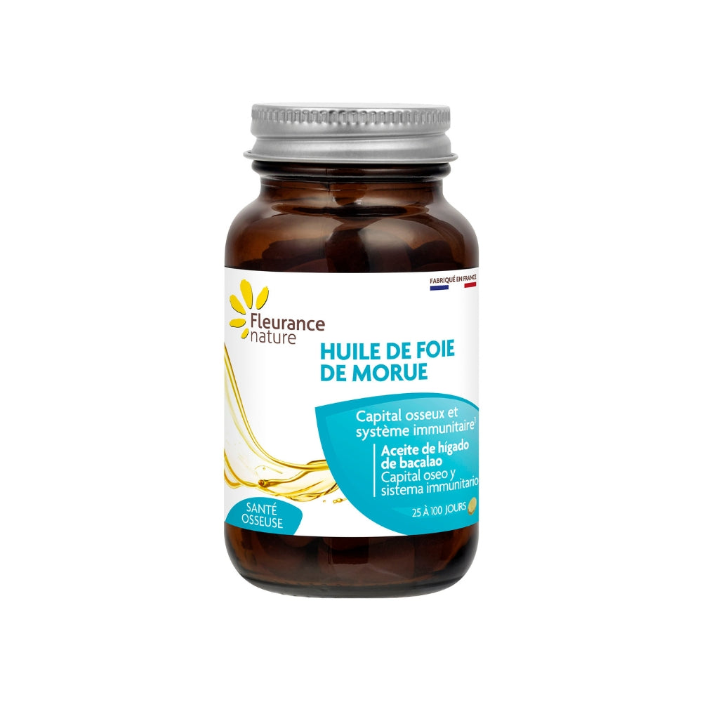 Aceite De Hígado De Bacalao Fleurance Nature 60 Cápsulas_0