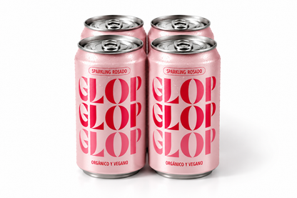Pack 4 Latas Vino Espumoso Rosado Eco Vegano Lata 200ml_0