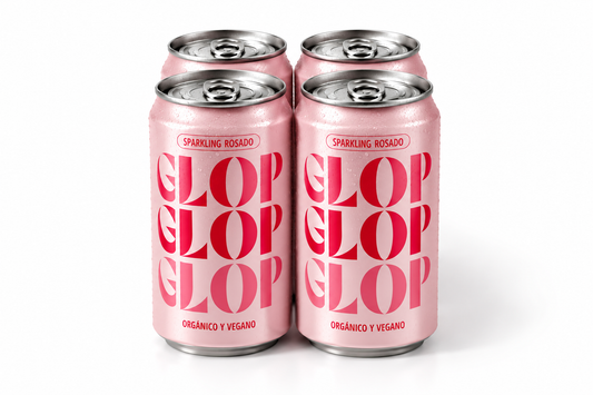 Pack 4 Latas Vino Espumoso Rosado Eco Vegano Lata 200ml_0