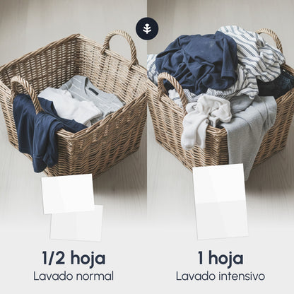 Eco-Tiras detergente y suavizante Planeta Huerto 40 lavados