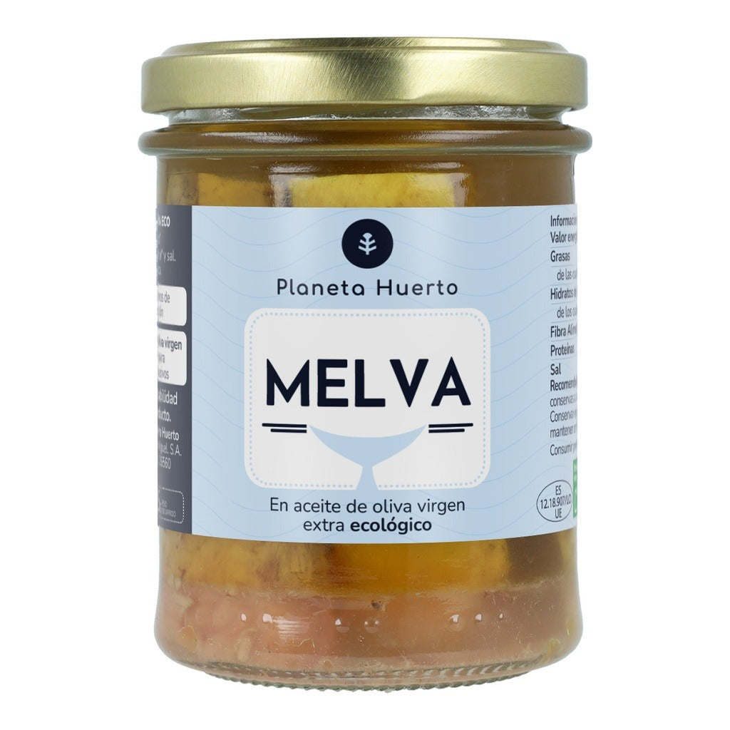Pack Melva, Caballa, Bonito y Sardinas en aceite de oliva virgen ECO, Planeta Huerto