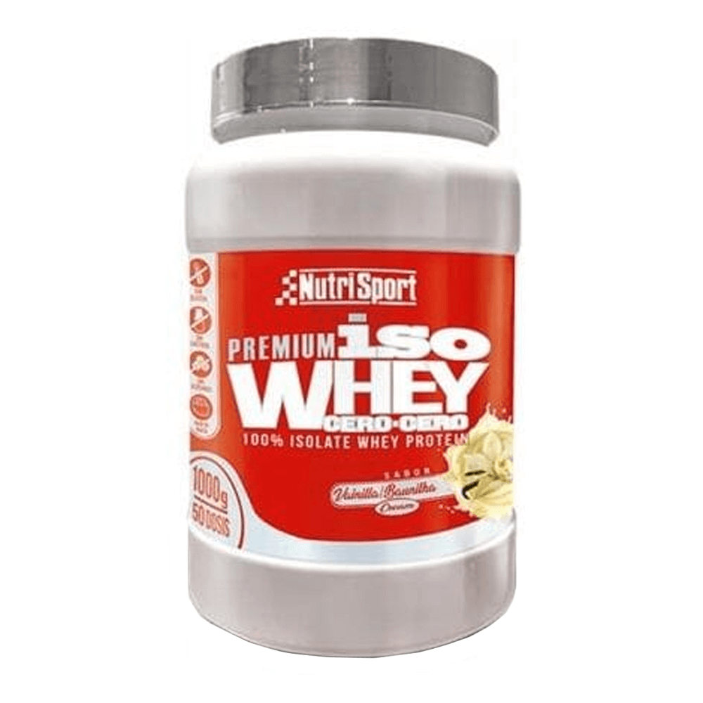 Iso Whey Cero Cero - 1kg - Vainilla - Proteína De Aislado De Suero Isolate - Nutrisport_0
