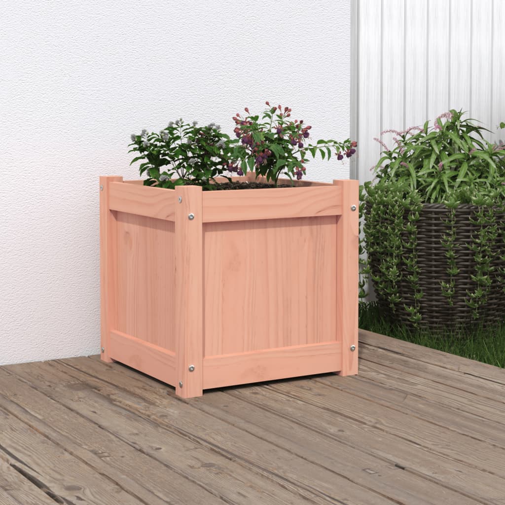 Jardinera Madera Maciza De Abeto Douglas 40x40x40 Cm_1