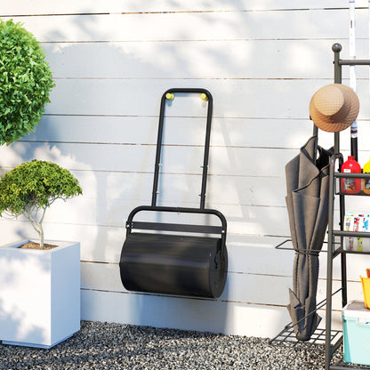 Outsunny Rodillo Para Césped Ancho 58cm Ø32cm De 38l Con Mango En U Negro_3