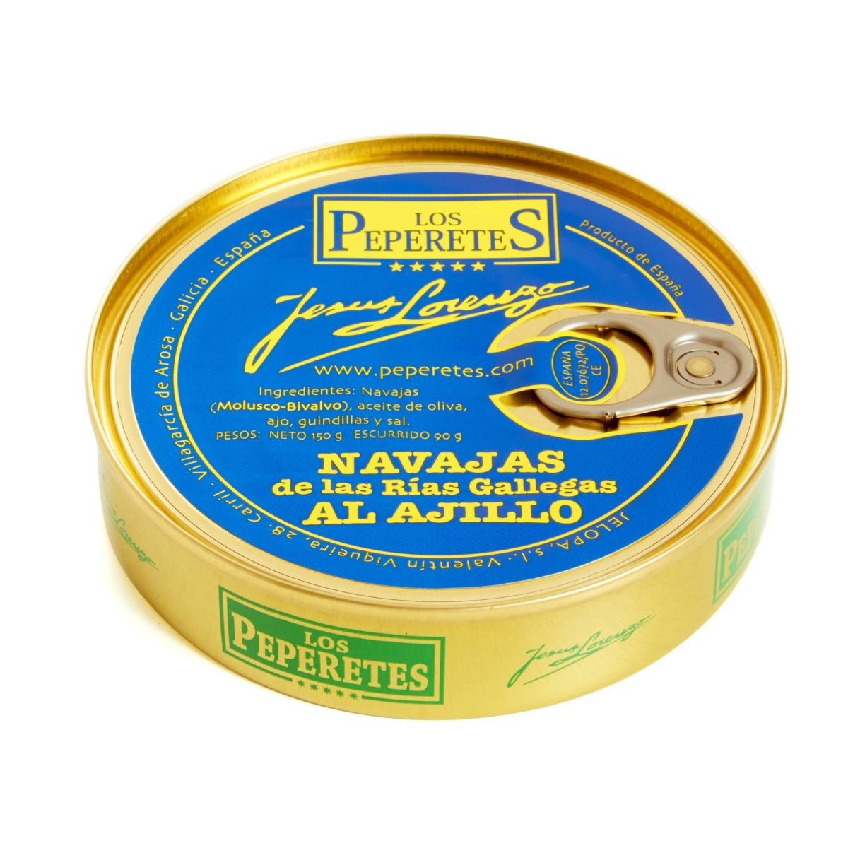 Pack 6x Navajas al Ajillo Los Peperetes 120 g