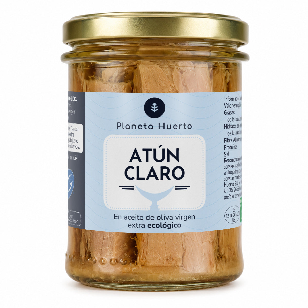 Pack 6x Atún claro MSC en aceite de oliva virgen extra ECO Planeta Huerto 200 g
