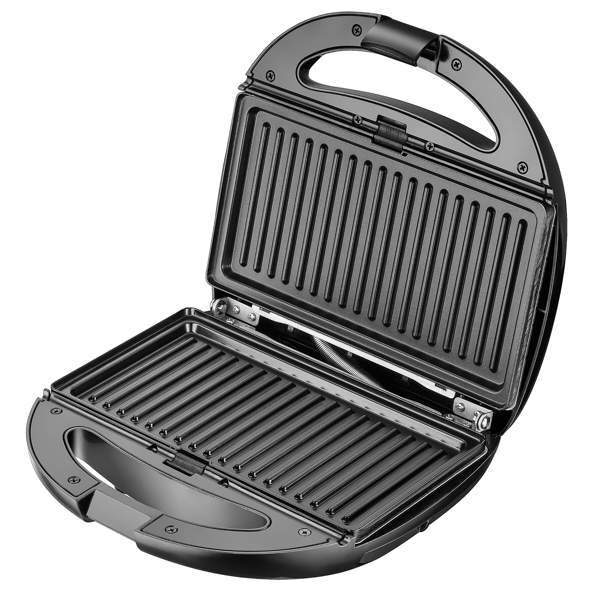 Sandwichera 6 En 1 Gofrera Grill-plancha, Galletas, Bandejas Intercambiables Antiadherentes Camry Cr3057 1200w_5