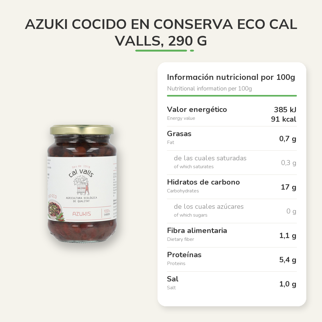 Información nutricional