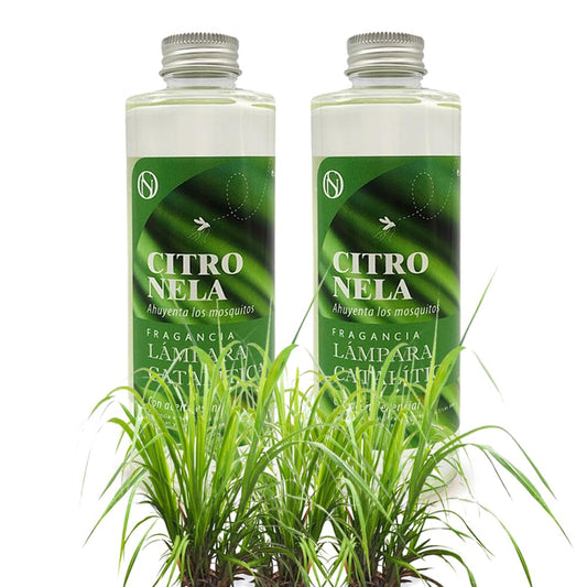 Pack Ahorro 2x Fragancia Para Lámpara Catalítica 500ml: Aroma Citronela - Disfruta De Tu Aroma Favorito Más Tiempo_0
