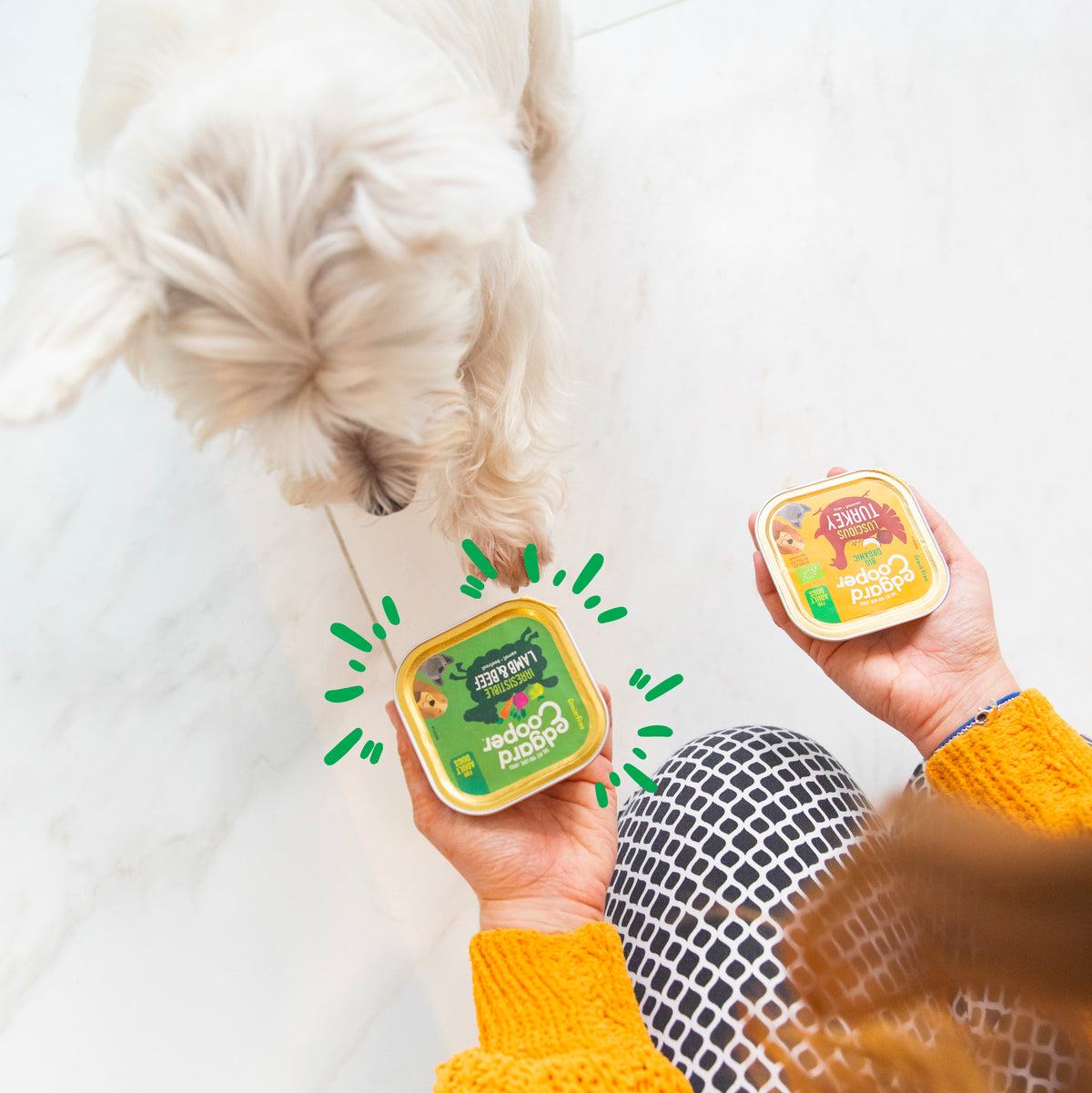 Tarrina de comida húmeda para perros con cordero y ternera sin cereales | Edgard & Cooper 150 g