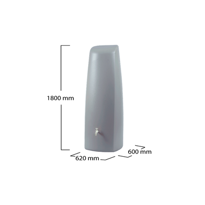 Depósito decorativo y práctico Elegance gris Graf 400 L_1