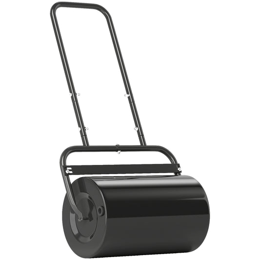 Outsunny Rodillo Para Césped Ancho 58cm Ø32cm De 38l Con Mango En U Negro_0