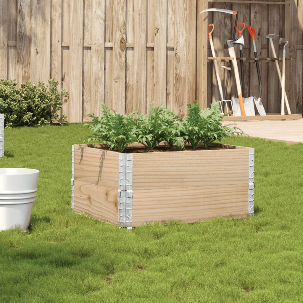 Jardinera De Madera Maciza De Pino 80x60 Cm_1