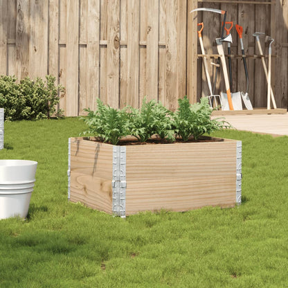 Jardinera De Madera Maciza De Pino 80x60 Cm_1