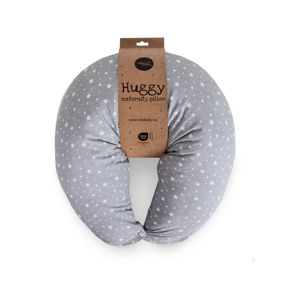 Cojín De Lactancia Huggy Basic Grey Stars_3