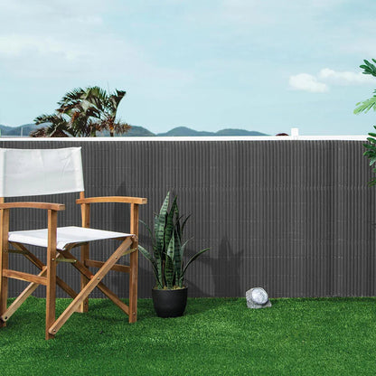 Pack Instalación Cañizo Pvc Lite 3 Metros Antracita 1,5x3 M_2
