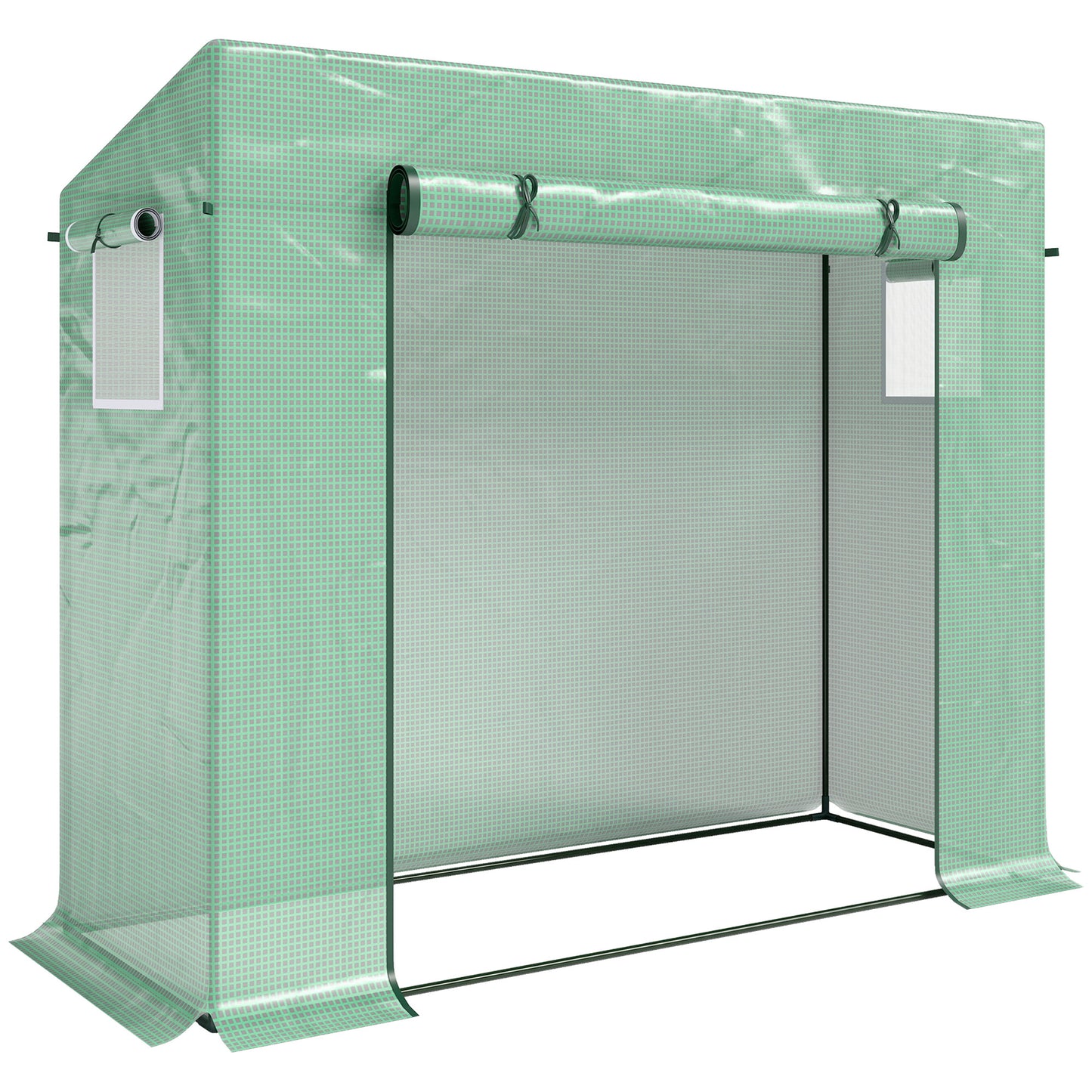 Outsunny Invernadero Pequeño Con Ventanas Para Cultivar Tomates Verde_0