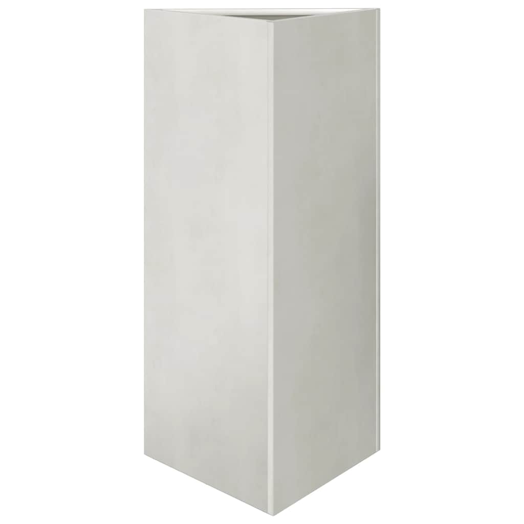 Jardineras Triangulares 2 Uds Acero Inoxidable 40x34,5x75 Cm_4