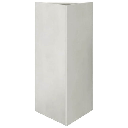 Jardineras Triangulares 2 Uds Acero Inoxidable 40x34,5x75 Cm_4
