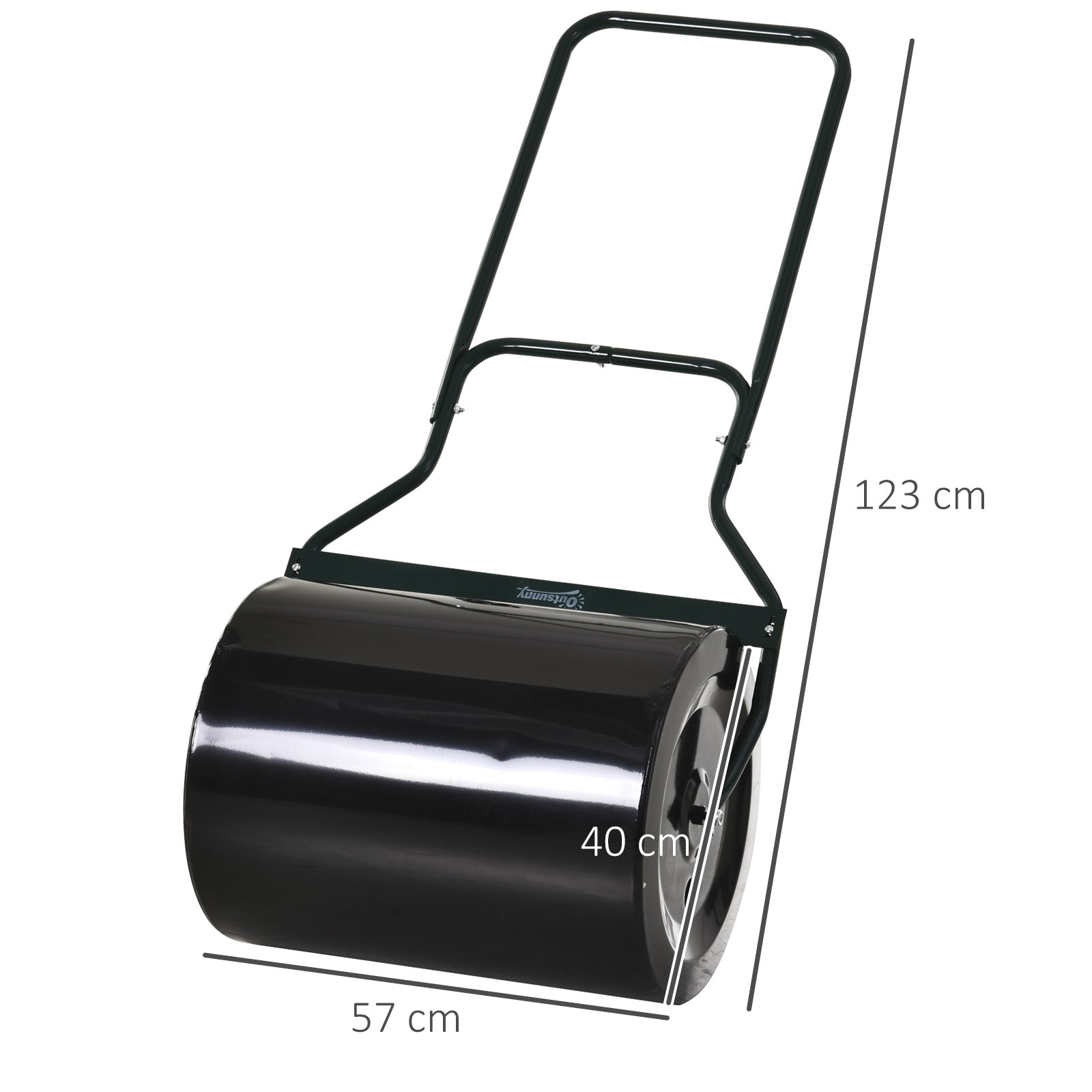 Outsunny Rodillo Para Césped Con Capacidad De 60l Diámetro De 50cm_2
