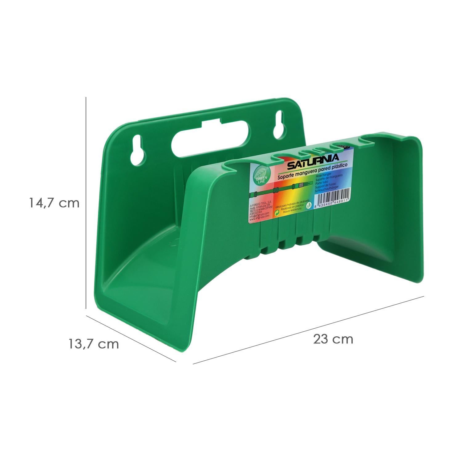 Soporte Para Mangueras De Jardín. Fijación A La Pared. Realizado En Plastico_1