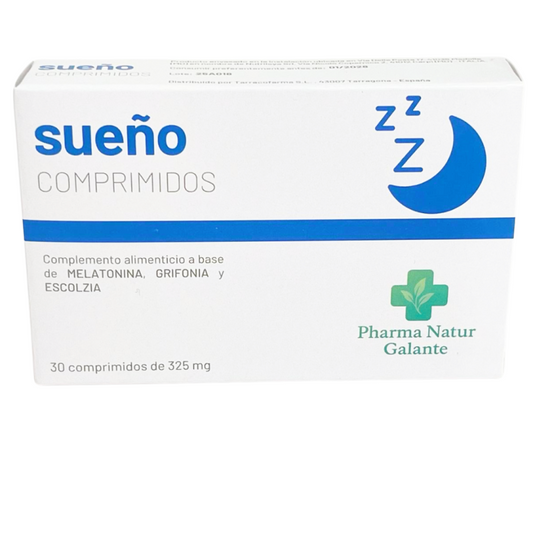 Sueño – Complemento Natural Con Melatonina, Triptófano Y Plantas Medicinales Para Dormir Mejor – 30 Comprimidos_0