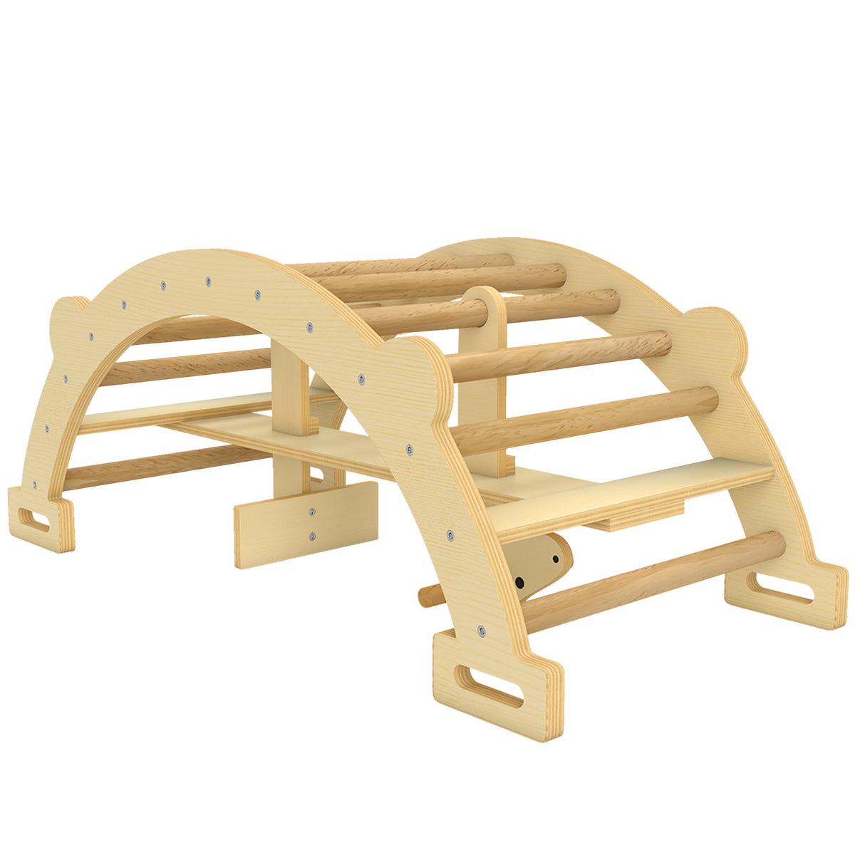 Arco De Escalada Aiyaplay Madera Madera Natural 110x52x45 Cm 331-100v00nd_0