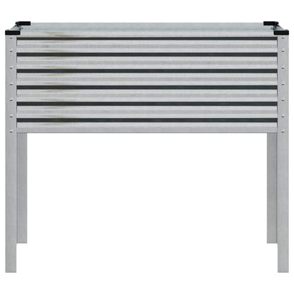 Jardinera De Jardín 100x45x90 Cm De Acero Galvanizado_3