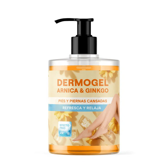 QKnatur - Gel Árnica & Ginkgo Efecto Frío 500ml - Alivio Y Frescor Para Piernas Y Pies Cansados - Relajante E Hidratante_0