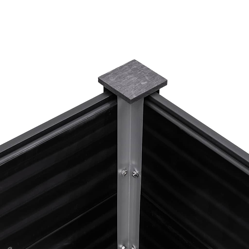 Arriate Elevado De Wpc Gris 200x100x91 Cm_4
