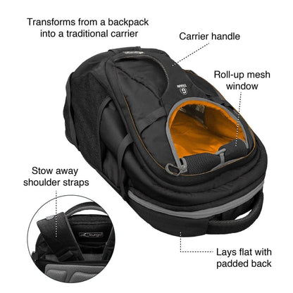 Kurgo Mochila Para Perros G-train K9 Negro_3