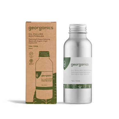 Enjuague Bucal con Aceite de Coco y Árbol del té Georganics  100 ml
