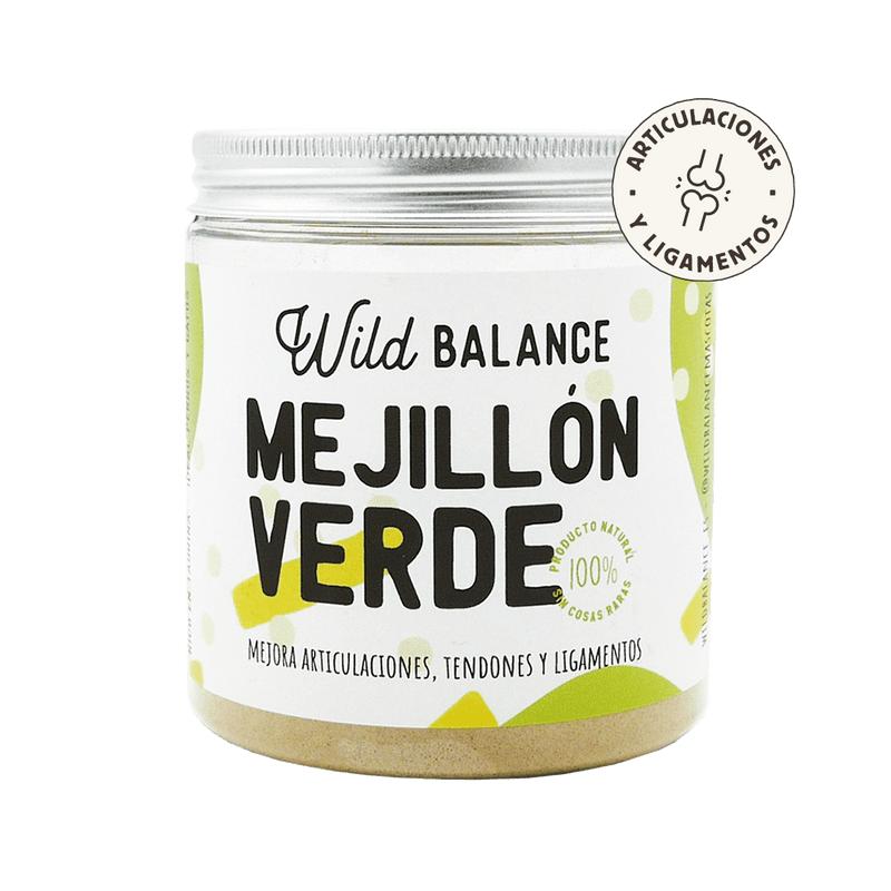 Mejillón de Labio Verde Suplemento natural para mascotas Wild Balance 100 g