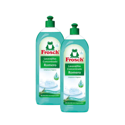 Pack 2 x 750 ml Lavavajillas romero Frosch