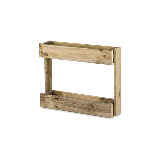 Jardinera Vertical Stand Line Wall 2B Madera Tratada Exterior Hortalia_0