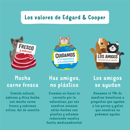 Tarrina de comida para perros con venado y pato sin cereales | Edgard &amp; Cooper 150 g