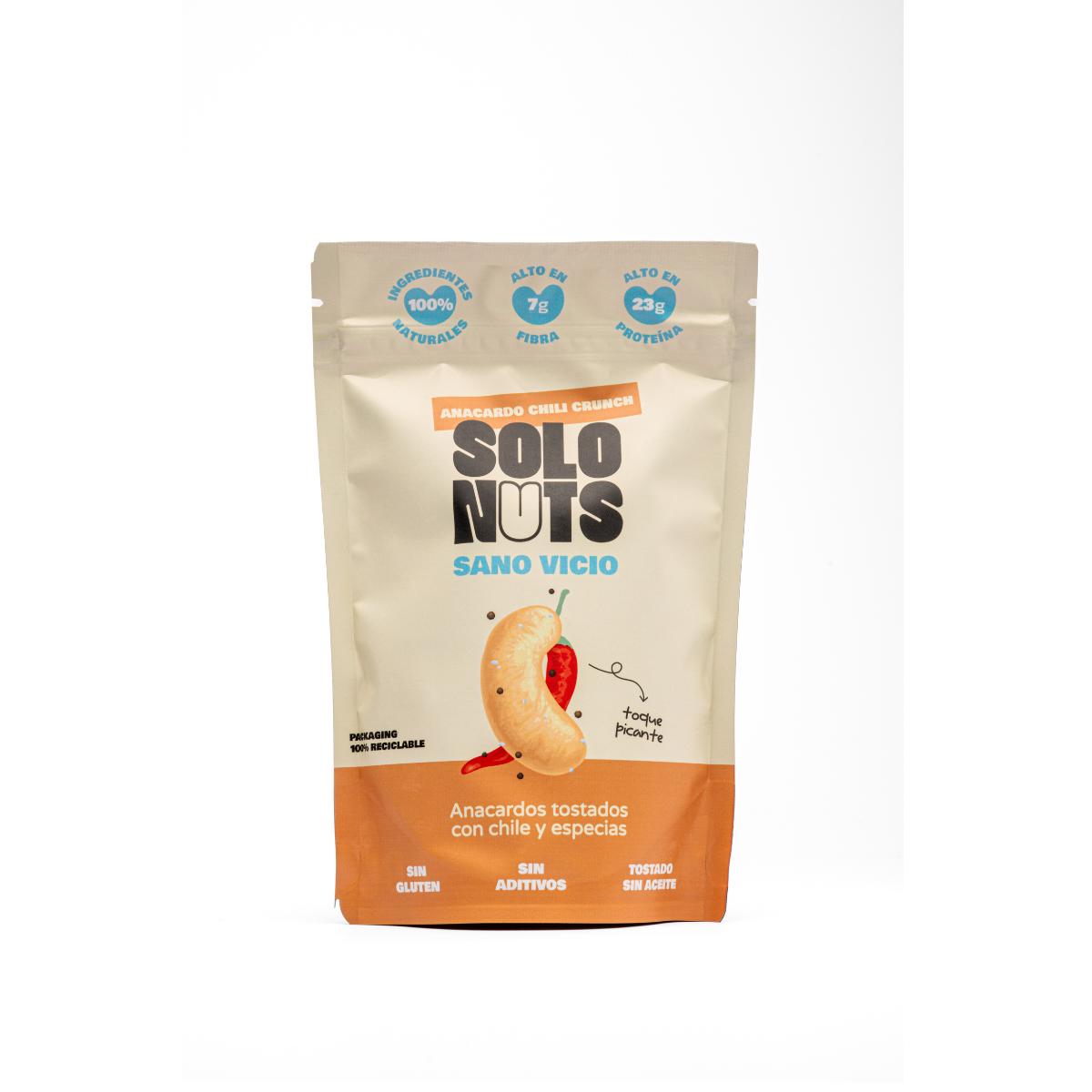 Anacardos Tostados Picantes Solo Nuts 130g