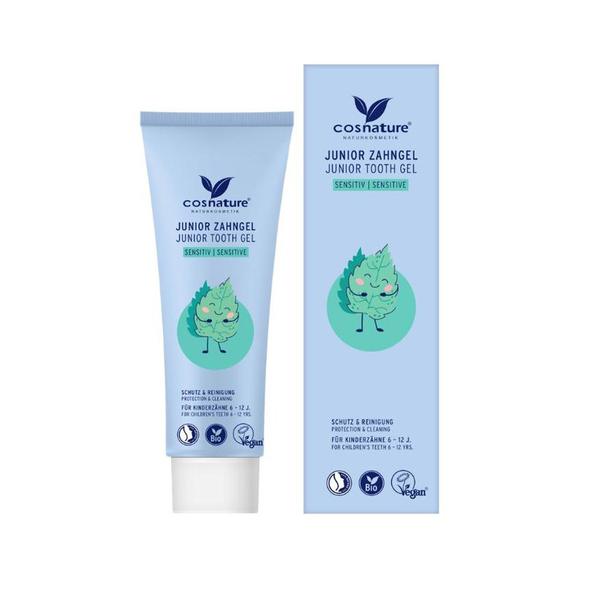 Pasta de Dientes Infantil con Flúor Sensitive, Cosnature 75 ml