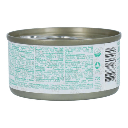Kit Cat Lata Gravy - Atún &amp; Huevo Codorniz 70 g Comida húmeda para gatos en salsa