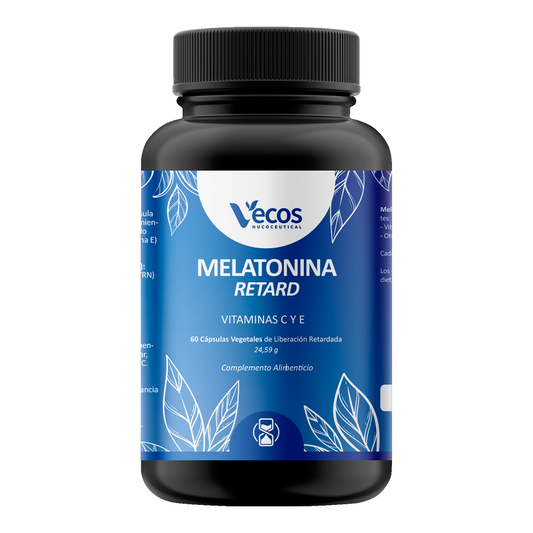 Melatonina Retard 1,9 Mg Vecos 60 Cápsulas | Liberación Prolongada_0