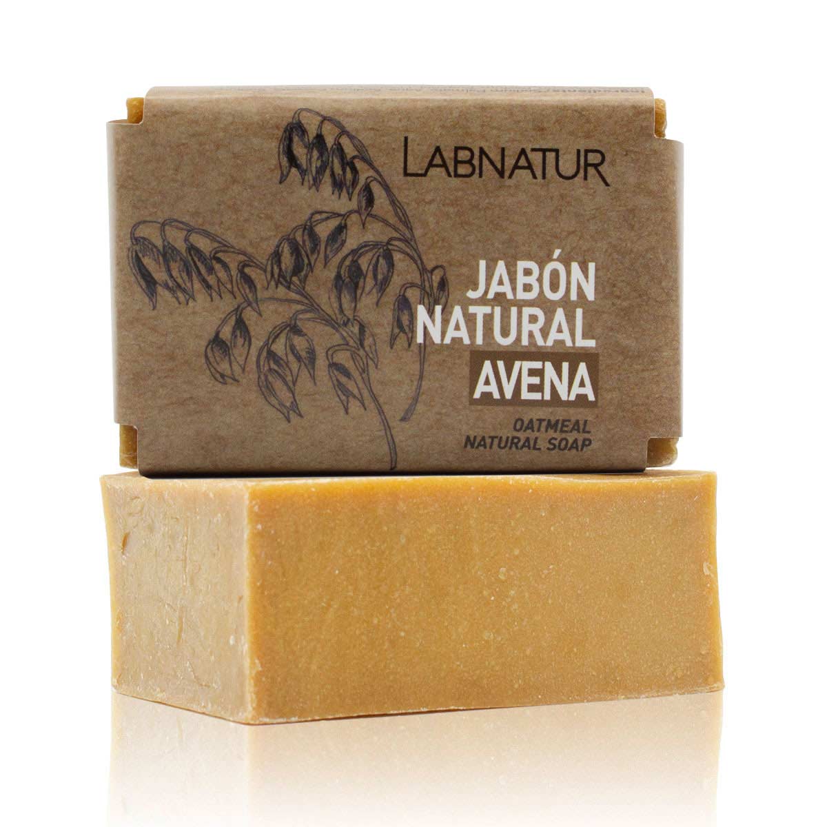 Jabón Natural Avena Labnatur 100 g | Calma y Protege | Piel Sensible | Vegano_0