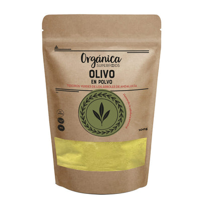Hojas De Olivo Bio En Polvo 500g - Orgánica Superfoods_0