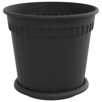 Macetas 24 Uds. Negro Plástico_4