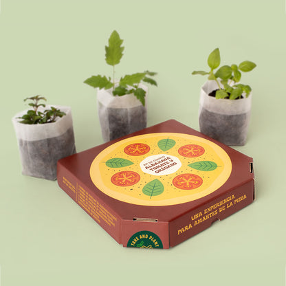 Kit Pizza Lovers – Cultiva Albahaca, Tomate y Orégano en Casa, Regalo Gourmet Original - Resetea_2