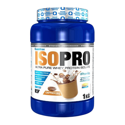 Isopro Cfm - 1kg - Capuchino - Proteína De Aislado De Suero Isolate - Quamtrax_0
