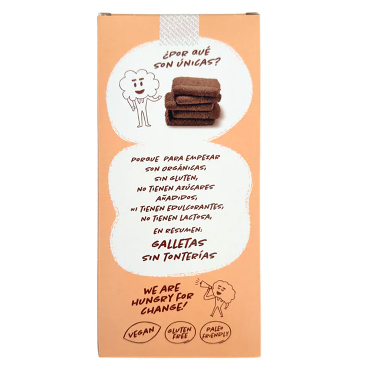 Galletas BIO cookies sabor cacao y naranja Natruly 125 g