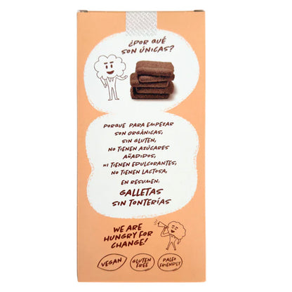 Galletas BIO cookies sabor cacao y naranja Natruly 125 g