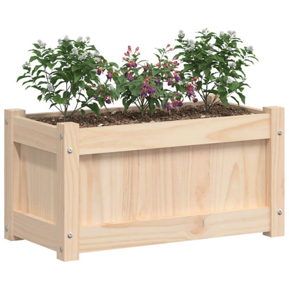 Jardinera De Madera Maciza De Pino 60x31x31 Cm_3